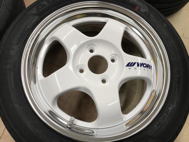 WORK MEISTER S1 2PIECE + YOKOHAMA ADVAN FLEVA V701 165/55R15 75V
