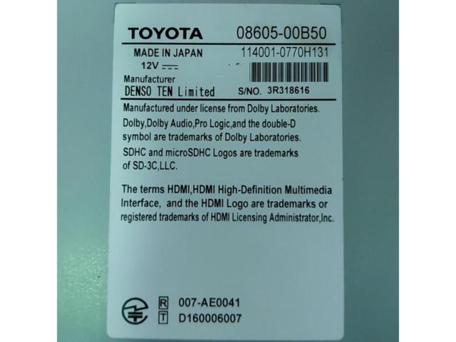 TOYOTA NSZT-W68T 2021年地図データ
