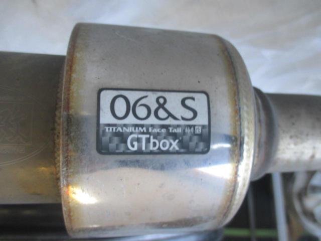 Kakimoto breaks
Muffler
GTbox
06 &amp; S