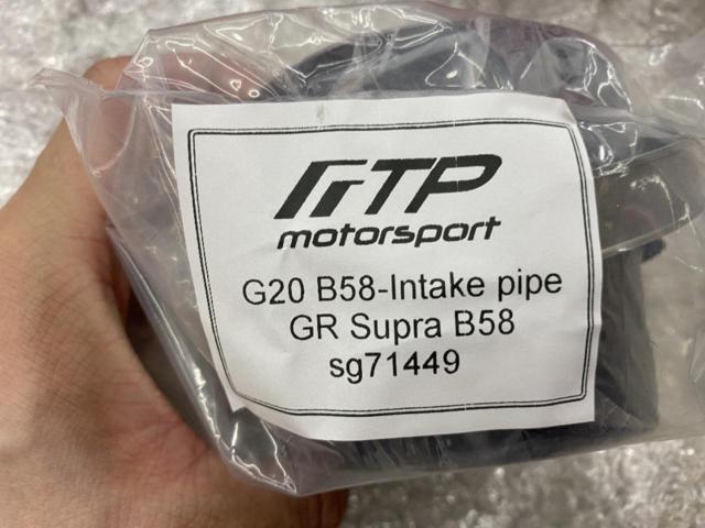 FTP Combination Package
Intake pipe/charge pipe set
Red
For B58 engine
Unused