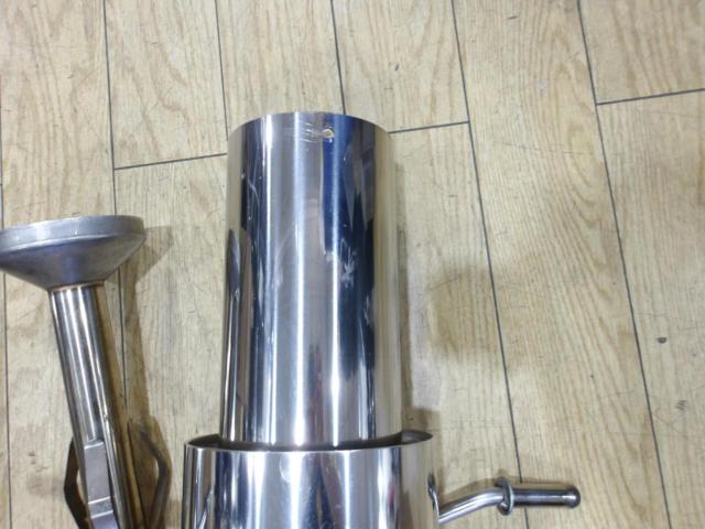 BE
FREE
Cannonball type muffler