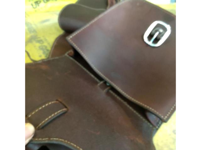FUNNY レザーサドルバッグ