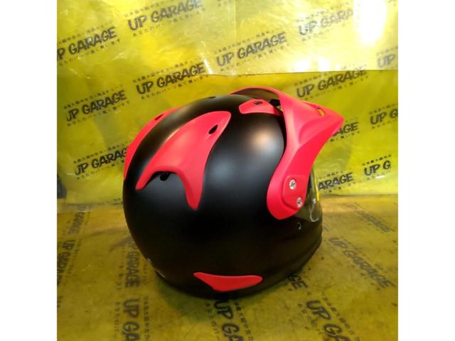 【未使用】Arai TOUR-CROSS3  フラットブラック/レッド(山城限定モデル)