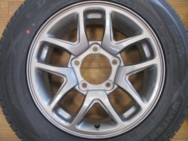 Balanced/New tires included for Suzuki Jimny/JB64W
Original wheel + DUNLOP
WINTERMAXX
SJ8+ (manufactured in 2026)