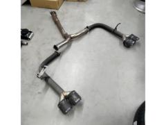 Custom-made exhaust system from an unknown manufacturer with some issues + AKRAPOVIC
Muffler cutter
With TP-CT
60 series Harrier G's