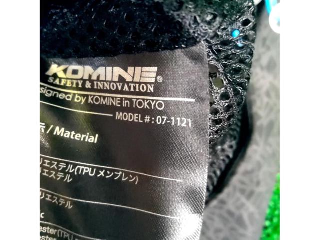 【KOMINE】プロテクトハーフメッシュジャケット Lサイズ