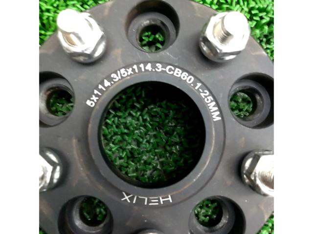 [Wakeari] HELIX
Hub-integrated wide tread spacer
25 mm
114.3-5H
P1.5