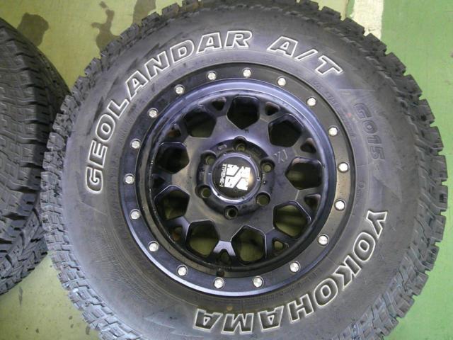 MLJ
XTREME-J
XJ04+YOKOHAMA
GEOLANDAR
A / T
G015