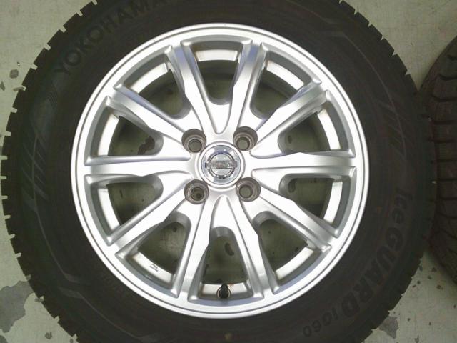 YOKOHAMA iceGUARD iG60 + 日産 ノート純正ホイール