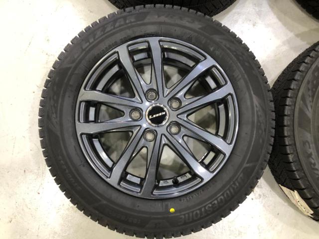 【AUTOBACS】LEBEN アルミホイール  + BRIDGESTONE(ブリヂストン) BLIZZAK VRX3 185/65R15