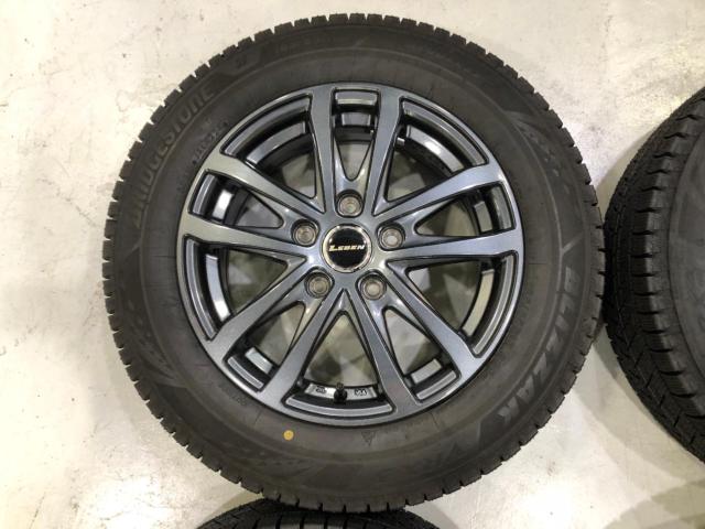 【AUTOBACS】LEBEN アルミホイール  + BRIDGESTONE(ブリヂストン) BLIZZAK VRX3 185/65R15