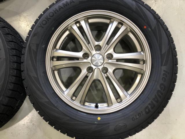 LAYCEA 6本スポーク  + YOKOHAMA(ヨコハマ) YOKOHAMA iceGUARD iG70 4本