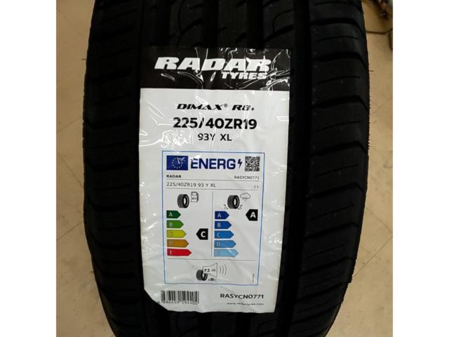 RADAR
Dimax
R8 +
225 / 40R19.Z
93Y
XL