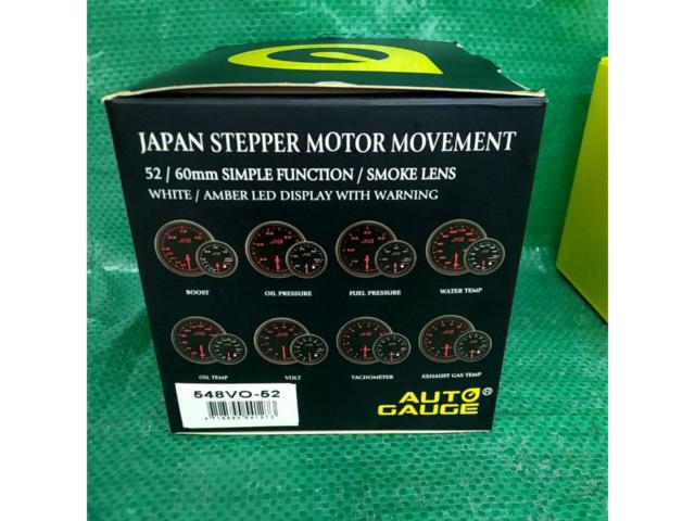【Autogauge】電圧計 52Φ スモークレンズ