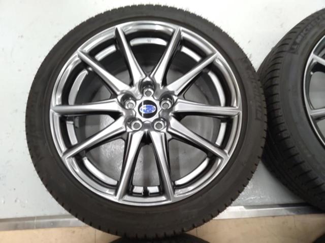 スバル純正(SUBARU)  BRZ Rグレード/ZD8 17インチアルミホイール(スーパーブラックハイラスター)  + MICHELIN(ミシュラン) Primacy HP