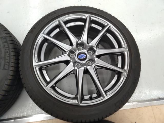 スバル純正(SUBARU)  BRZ Rグレード/ZD8 17インチアルミホイール(スーパーブラックハイラスター)  + MICHELIN(ミシュラン) Primacy HP