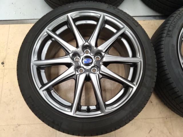 スバル純正(SUBARU)  BRZ Rグレード/ZD8 17インチアルミホイール(スーパーブラックハイラスター)  + MICHELIN(ミシュラン) Primacy HP