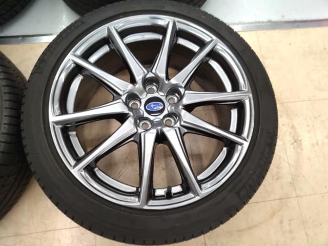 スバル純正(SUBARU)  BRZ Rグレード/ZD8 17インチアルミホイール(スーパーブラックハイラスター)  + MICHELIN(ミシュラン) Primacy HP