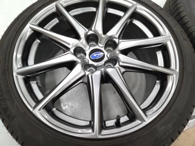 スバル純正(SUBARU)  BRZ Rグレード/ZD8 17インチアルミホイール(スーパーブラックハイラスター)  + MICHELIN(ミシュラン) Primacy HP