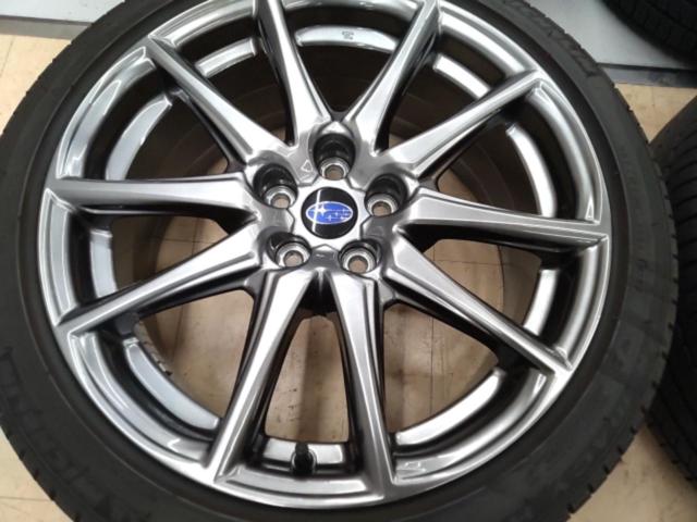 スバル純正(SUBARU)  BRZ Rグレード/ZD8 17インチアルミホイール(スーパーブラックハイラスター)  + MICHELIN(ミシュラン) Primacy HP