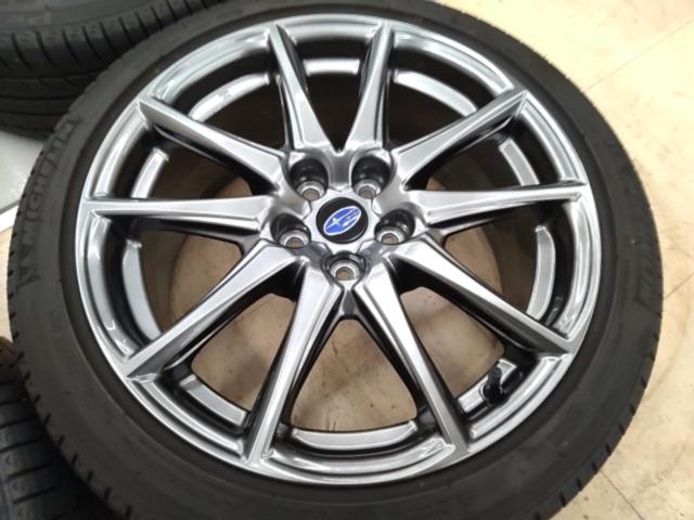 スバル純正(SUBARU)  BRZ Rグレード/ZD8 17インチアルミホイール(スーパーブラックハイラスター)  + MICHELIN(ミシュラン) Primacy HP