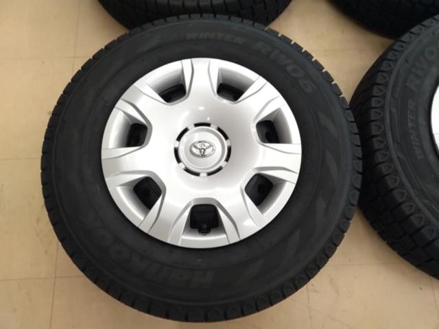 トヨタ純正(TOYOTA)  ハイエース/200系 スチールホイール  + HANKOOK(ハンコック) Winter RW06 195/80R15 107/105L