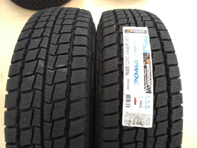 トヨタ純正(TOYOTA)  ハイエース/200系 スチールホイール  + HANKOOK(ハンコック) Winter RW06 195/80R15 107/105L