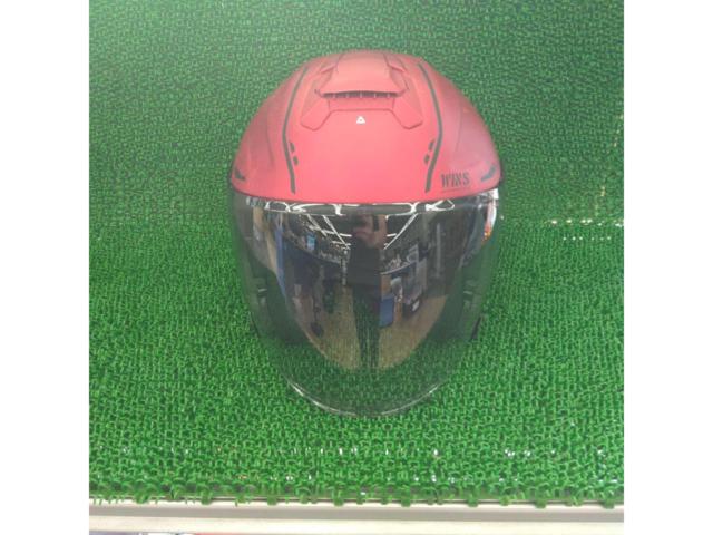 Wins G-FORCE SS JET STEALTH typeC アイアンレッド/ブラック ジェットヘルメット Mサイズ
