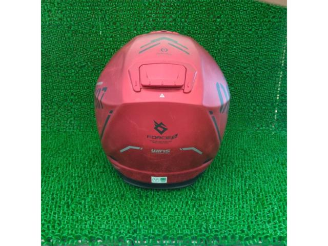 Wins G-FORCE SS JET STEALTH typeC アイアンレッド/ブラック ジェットヘルメット Mサイズ