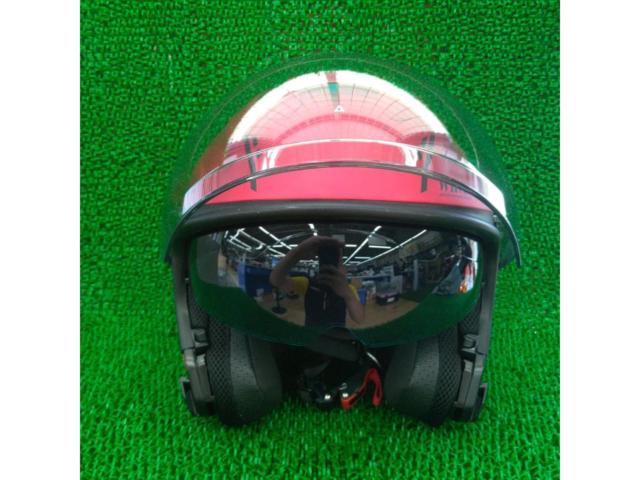 Wins G-FORCE SS JET STEALTH typeC アイアンレッド/ブラック ジェットヘルメット Mサイズ