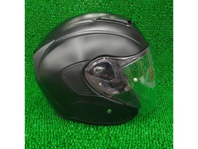 OGK Kabuto(カブト) EXCEED ジェットヘルメット マットブラック Mサイズ
