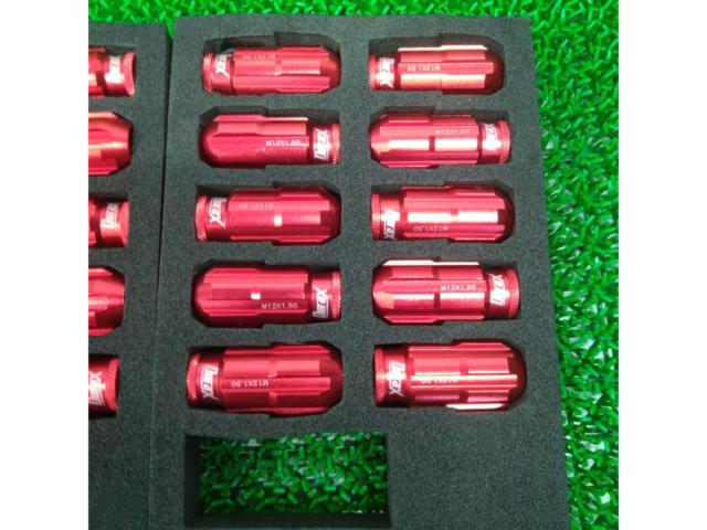 【Durax】レーシングナット『M12×P1.5 20個セット』専用アダプター付き
