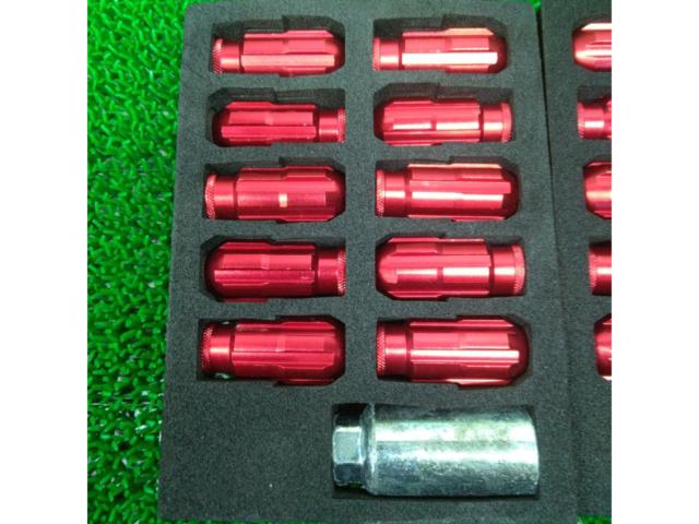 【Durax】レーシングナット『M12×P1.5 20個セット』専用アダプター付き