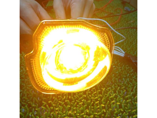 【メーカー不明】MK53S/スペーシアギア LEDフロントウィンカー