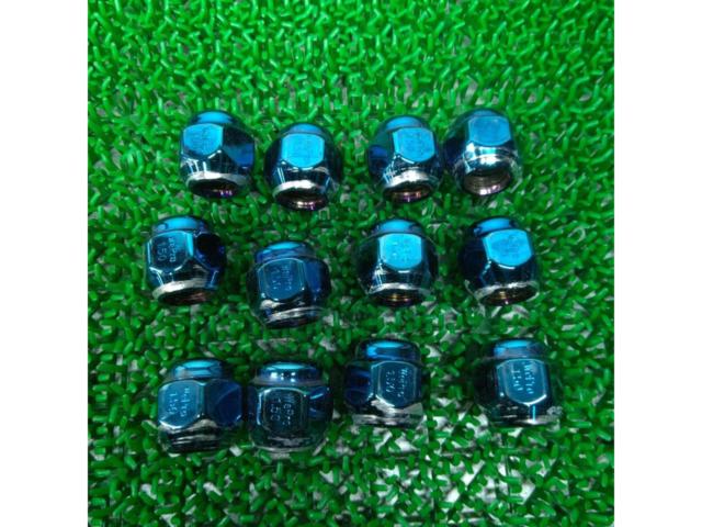 【WePro】ブルーチタニウム ホイールナット&ロックセット『M12×P1.5 21HEX』