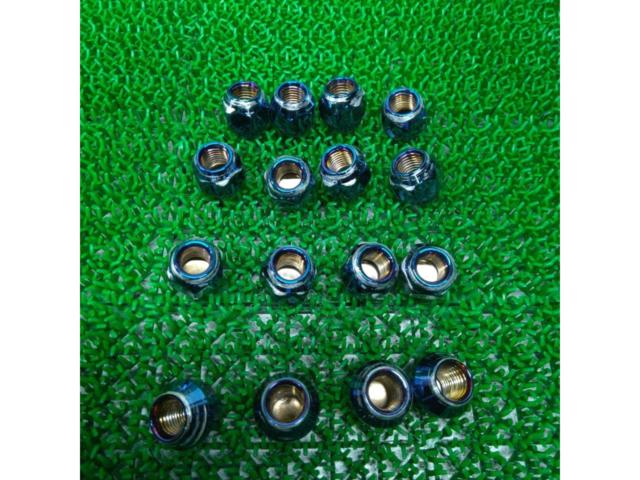 【WePro】ブルーチタニウム ホイールナット&ロックセット『M12×P1.5 21HEX』