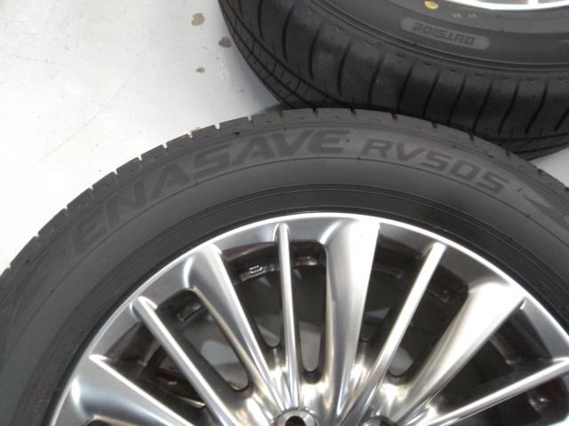 【トヨタ純正】30系アルファード 後期純正ホイール +【DUNLOP】ENASAVE RV505