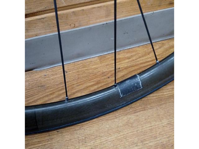 ※後ろパンク前タイヤおまけ Bontrager aeolus 3 D3 2012年モデル 35mmハイトチューブラーホイール前後セット