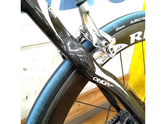 ※左前ブレーキ仕様 PINARELLO PARIS FP 2007年モデル 700×23c 2×10s カーボンロードバイク ブラック 55サイズ