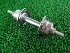 ※軸ガタ有り VIA ボスフリー用リアハブ 28H 軸長約160mm シルバー
