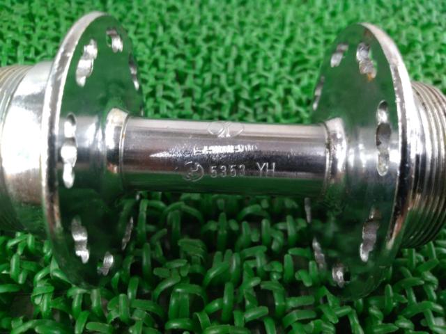 ※軸ガタ有り SHIMANO ボスフリー用リアハブ 36H 軸長約180mm シルバー