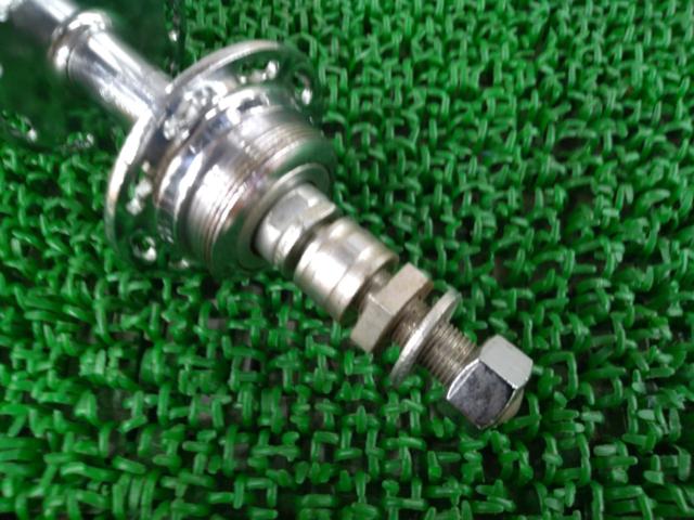 ※軸ガタ有り SHIMANO ボスフリー用リアハブ 36H 軸長約180mm シルバー