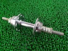 ※軸ガタ有り SHIMANO ボスフリー用リアハブ 36H 軸長約180mm シルバー