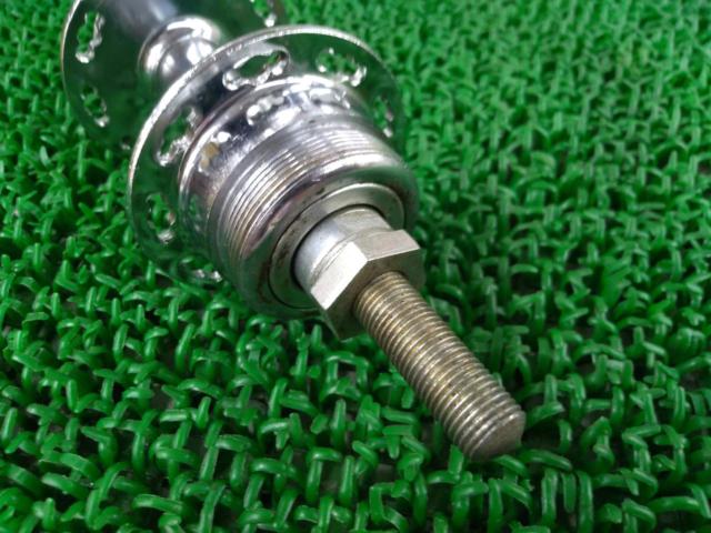 ※軸ガタ有り SHIMANO ボスフリー用リアハブ 36H 軸長約180mm シルバー