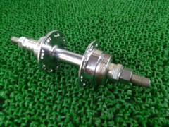 ※軸ガタ有り SHIMANO ボスフリー用リアハブ 36H 軸長約180mm シルバー