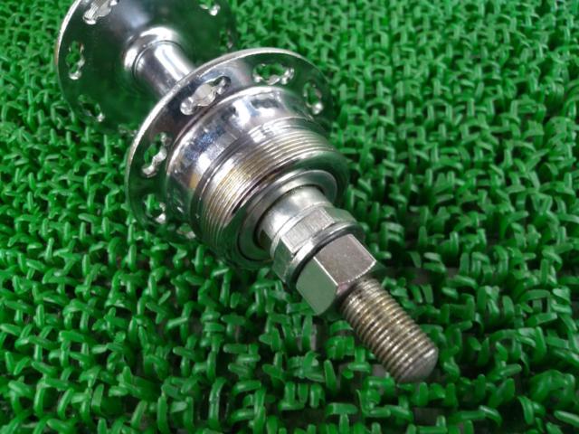 ※軸ガタ有り SHIMANO ボスフリー用リアハブ 36H 軸長約180mm シルバー