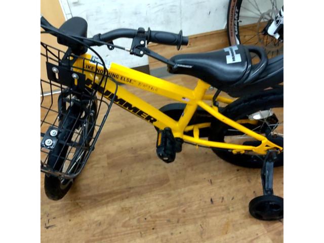 HUMMER 16インチ キッズサイクル イエロー