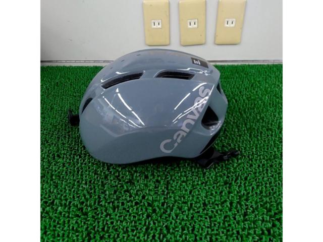 サイズM/L 57-59cm OGK kabuto CANVAS SPORTS サイクルヘルメット グレー