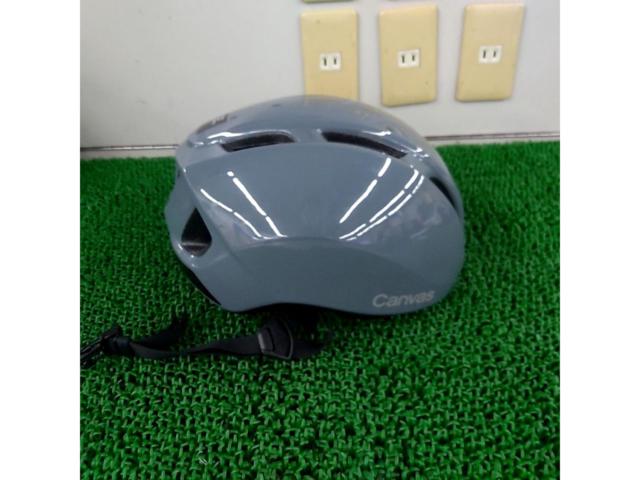 サイズM/L 57-59cm OGK kabuto CANVAS SPORTS サイクルヘルメット グレー