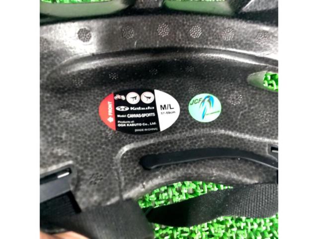 サイズM/L 57-59cm OGK kabuto CANVAS SPORTS サイクルヘルメット グレー